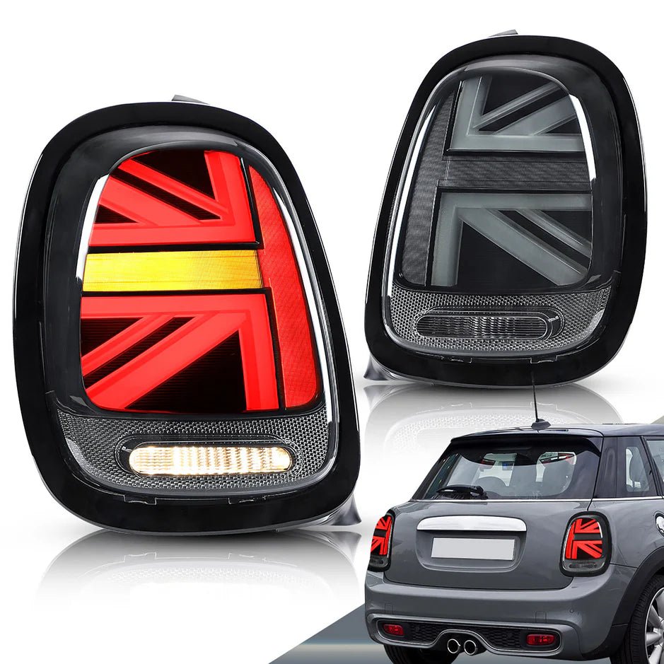 BMW Mini Cooper F55 F56 F57 Black Trim LED Taillights 2014 - 2019